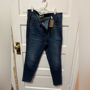 Madewell 33 petite 10” high rise skinny jean NWT